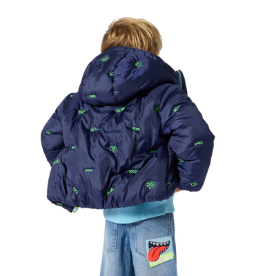 Hooded down jacket BILLIEBLUSH BOY