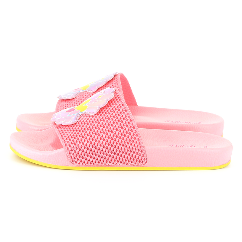 Dual-fabric sliders BILLIEBLUSH 
                        GIRL