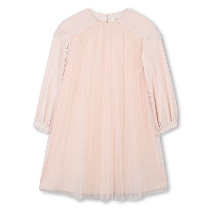 Bi-material dress BILLIEBLUSH 
                    GIRL