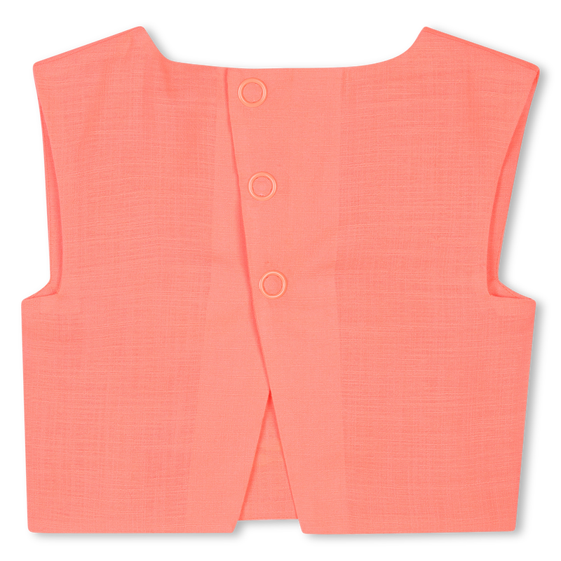 Linen-look embroidered top BILLIEBLUSH 
                        GIRL