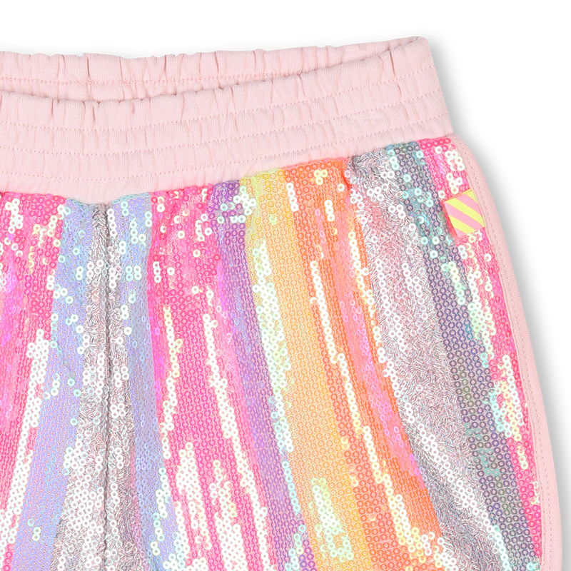 Shorts with sequin stripes BILLIEBLUSH 
                        GIRL