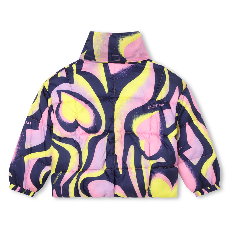 Heart all-over print puffer BILLIEBLUSH 
                        GIRL