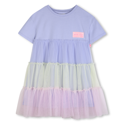 BI-MATERIAL DRESS BILLIEBLUSH GIRL