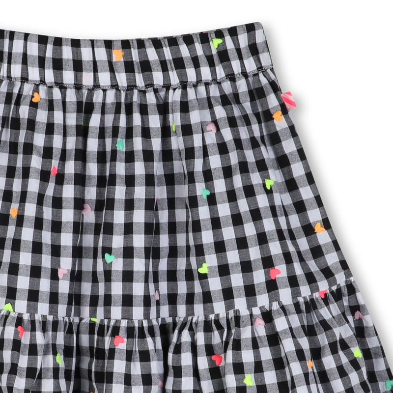 GINGHAM COTTON SKIRT BILLIEBLUSH 
                        GIRL