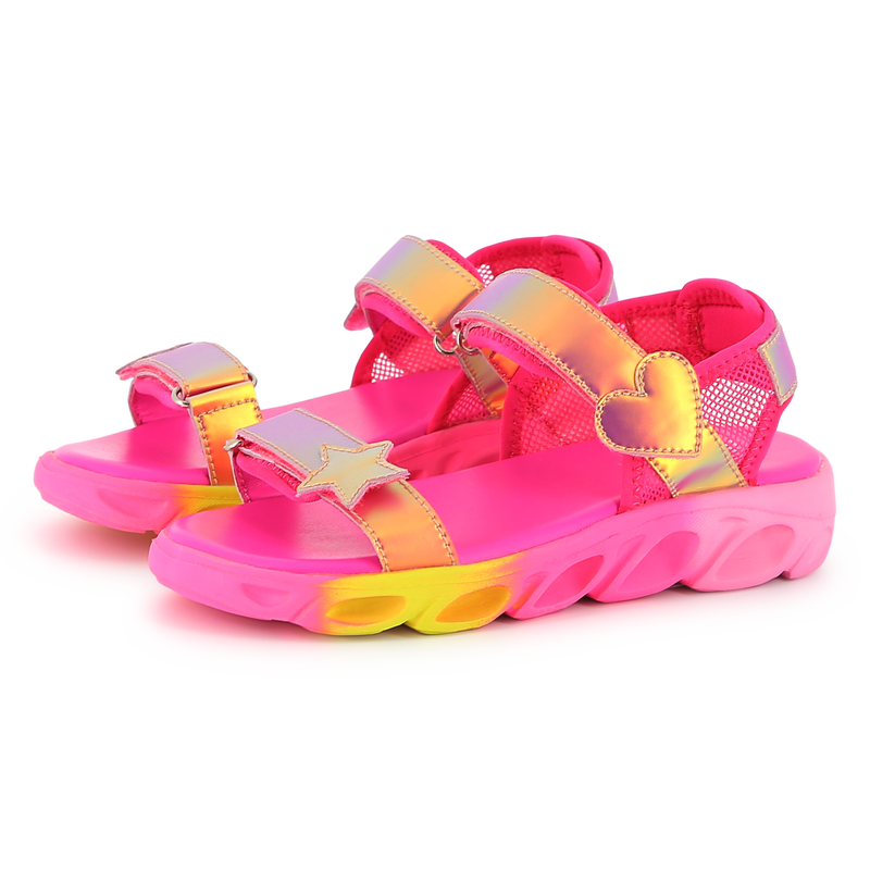 Bi-material sandals BILLIEBLUSH 
                        GIRL