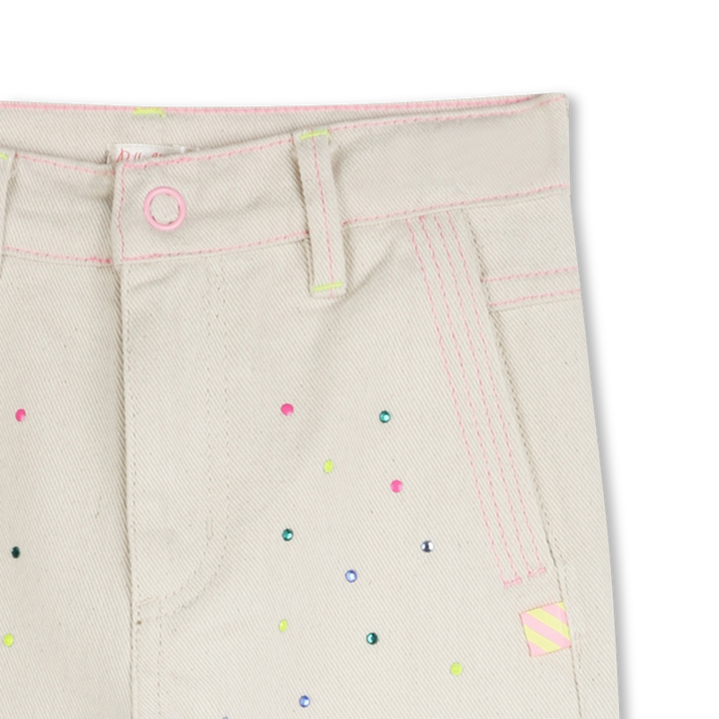 Studded cotton trousers BILLIEBLUSH 
                        GIRL