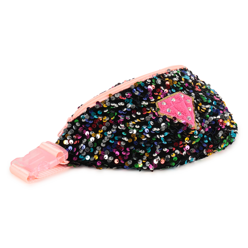 Velvet-based fanny pack BILLIEBLUSH 
                    GIRL