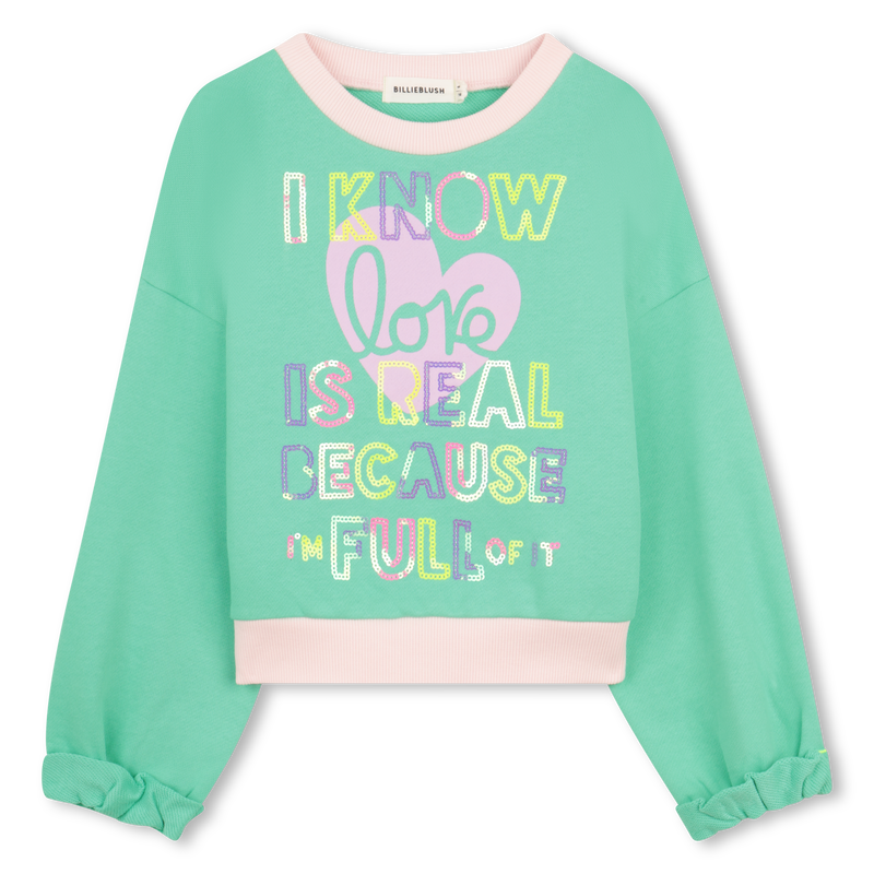 FLEECE SWEATSHIRT BILLIEBLUSH 
                        GIRL