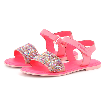 Leather hook-and-loop sandals BILLIEBLUSH GIRL
