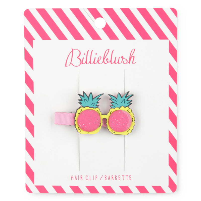 Hair clip with illustration BILLIEBLUSH 
                        GIRL