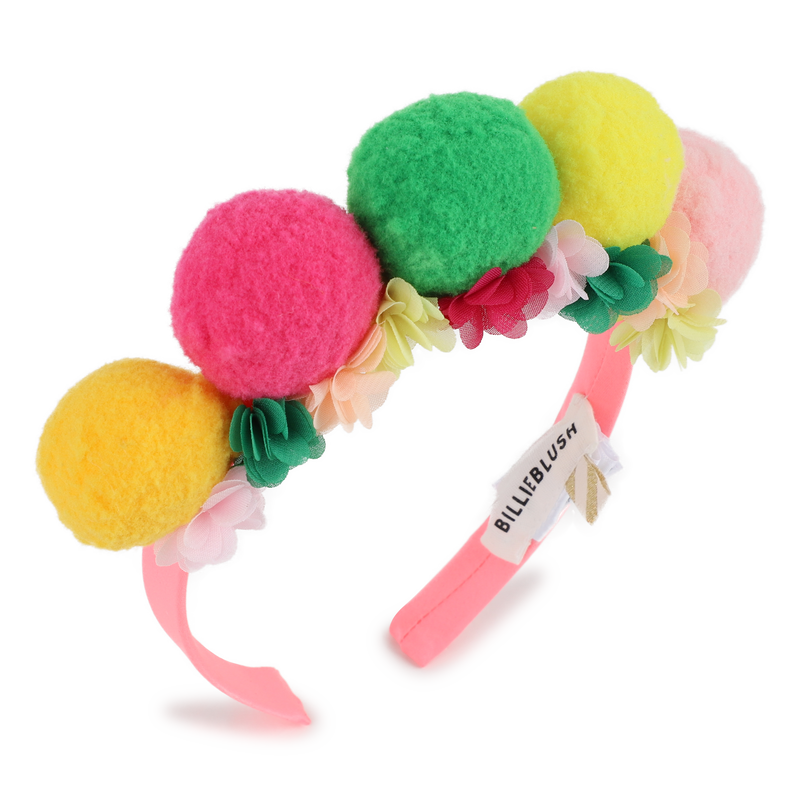 HEADBAND WITH POMPOMS BILLIEBLUSH 
                        GIRL