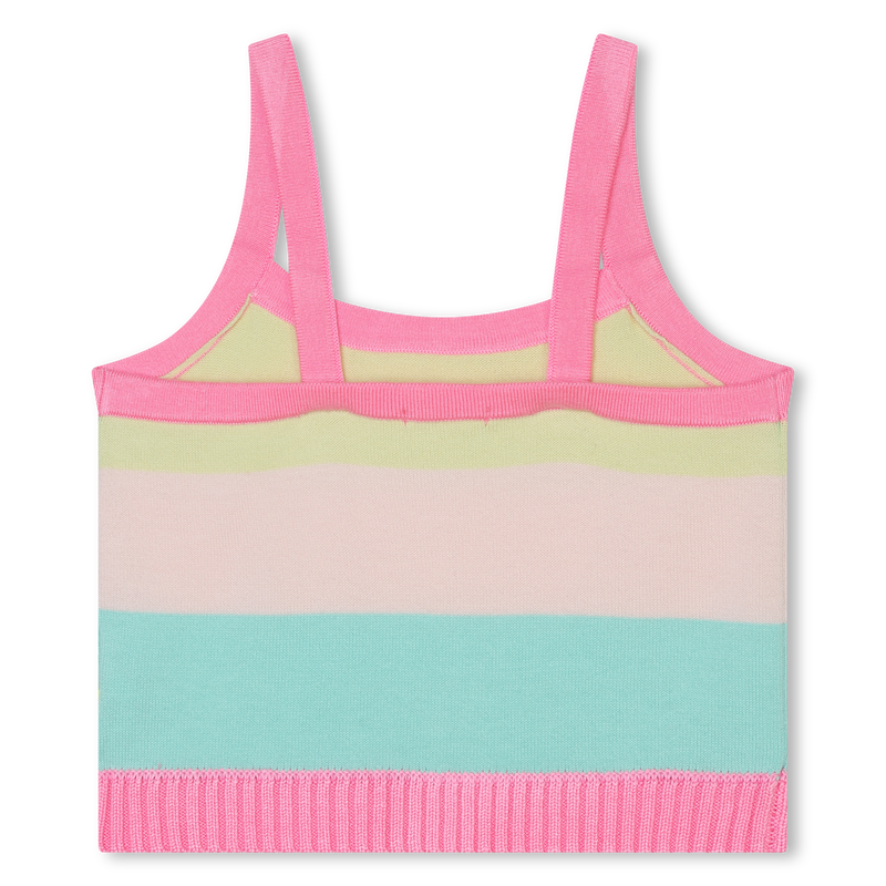 Knitted striped tank top BILLIEBLUSH 
                        GIRL