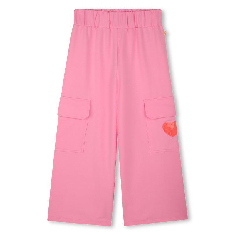 Wide-leg fleece trousers BILLIEBLUSH 
                        GIRL