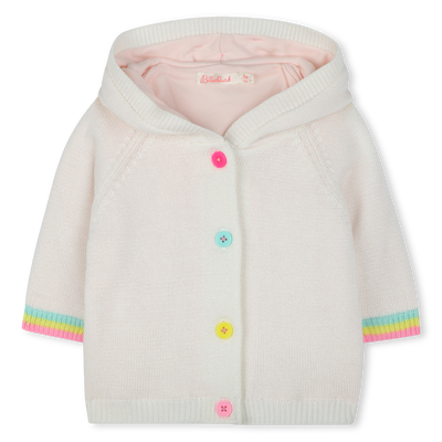 Hooded cotton coat BILLIEBLUSH GIRL