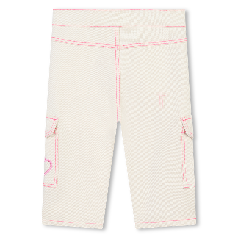 Embroidered cotton trousers BILLIEBLUSH 
                        GIRL