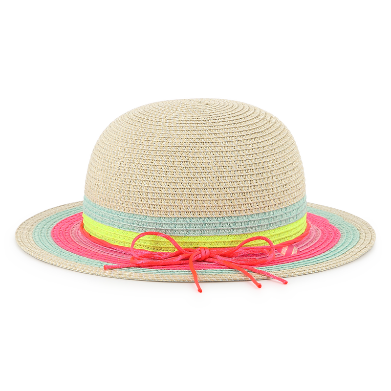 Sun hat with coloured stripes BILLIEBLUSH 
                        GIRL