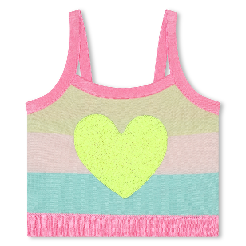 Knitted striped tank top BILLIEBLUSH 
                        GIRL