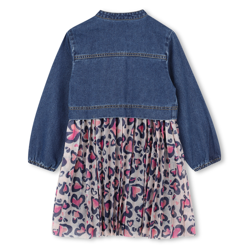 Bi-material dress BILLIEBLUSH 
                        GIRL