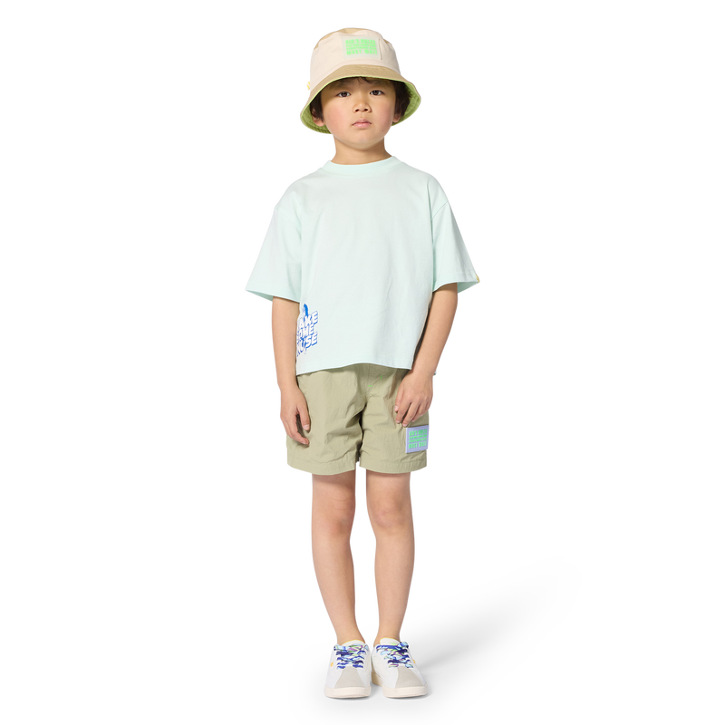 BERMUDA SHORTS IN CRUMPLED MATERIAL BILLIEBLUSH 
                        BOY