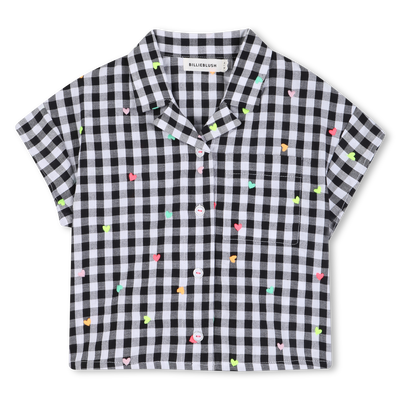 GINGHAM PRINT SHIRT BILLIEBLUSH GIRL