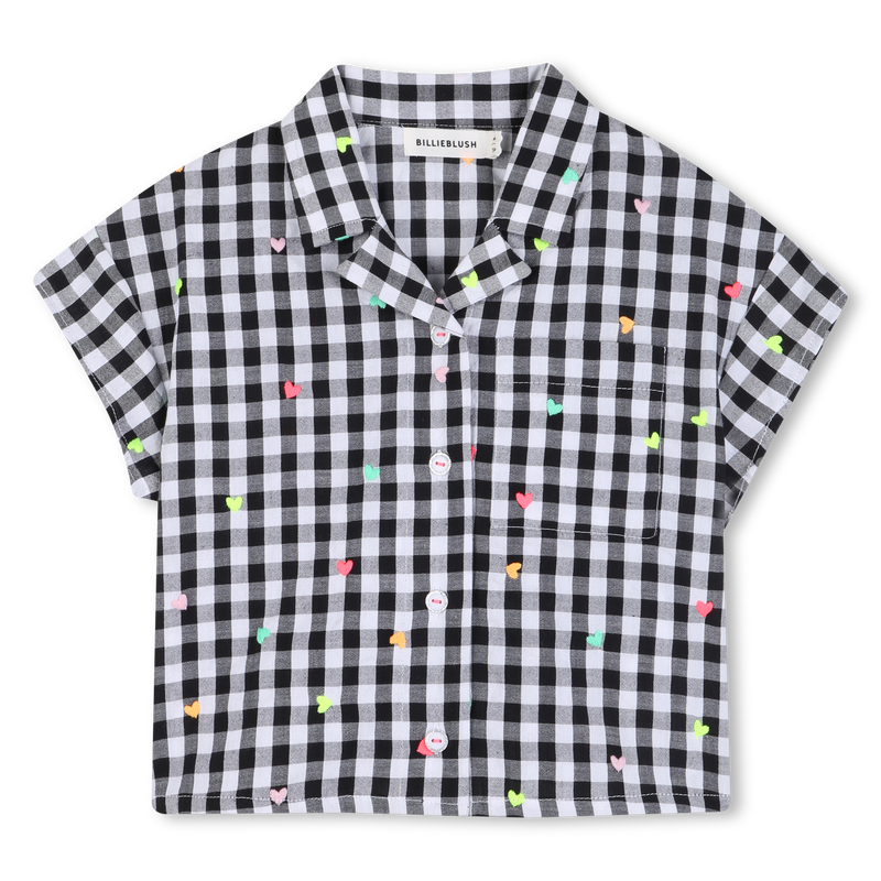 GINGHAM PRINT SHIRT BILLIEBLUSH 
                        GIRL