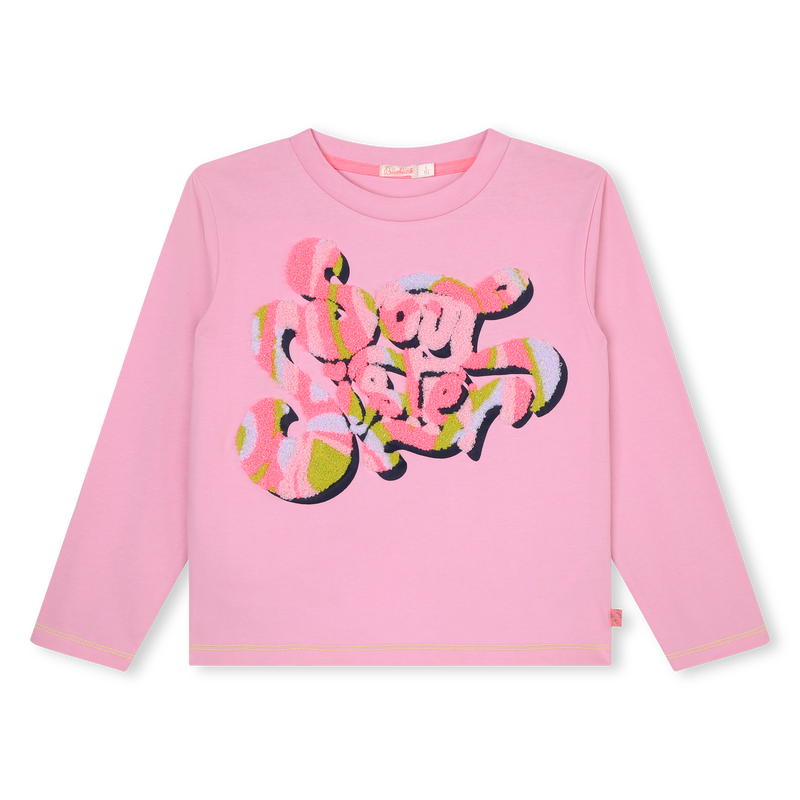 Cotton graphic long-sleeve BILLIEBLUSH 
                        GIRL