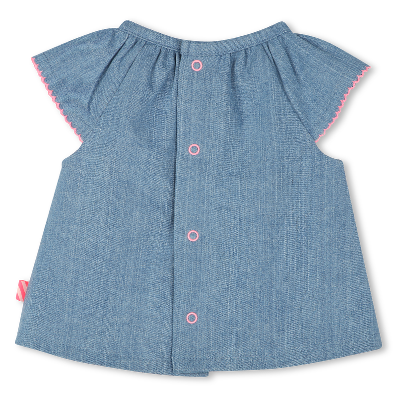 Denim set with frills BILLIEBLUSH 
                        GIRL