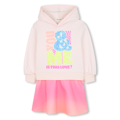 Bi-material dress BILLIEBLUSH GIRL