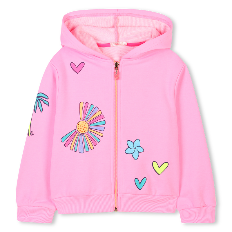 Hooded fleece cardigan BILLIEBLUSH 
                        GIRL