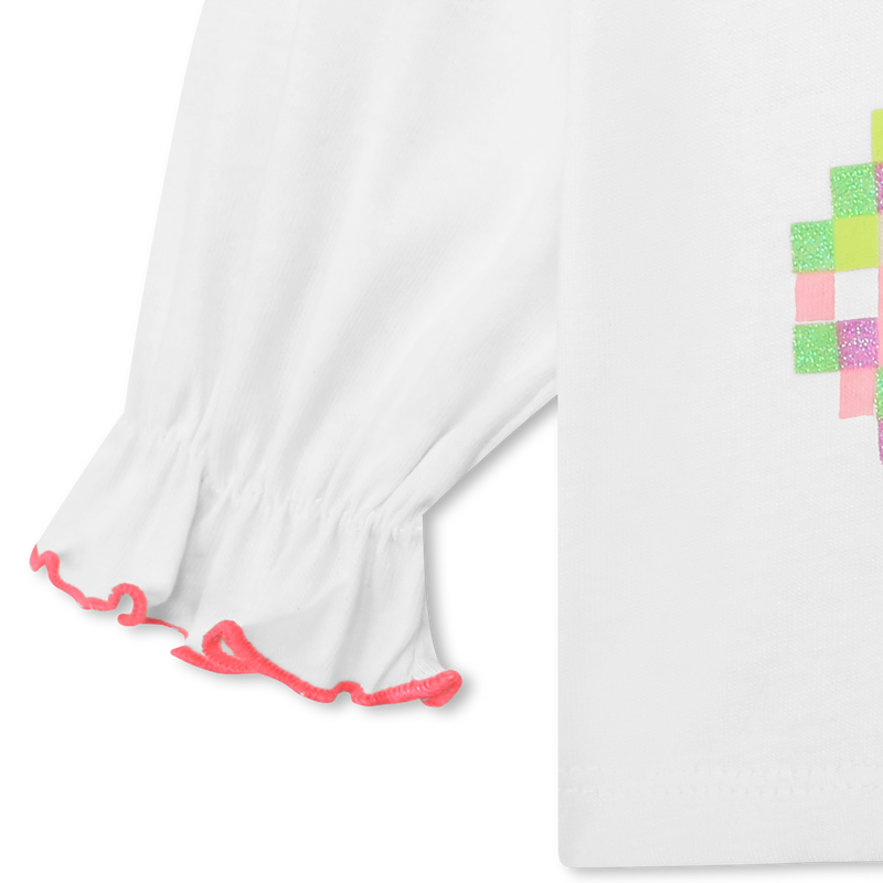 Ruffled cuff long-sleeve BILLIEBLUSH 
                        GIRL