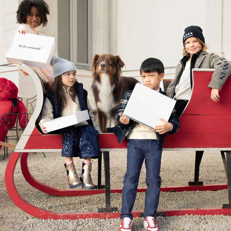 Sequined zip-up ankle boots BILLIEBLUSH 
                    GIRL