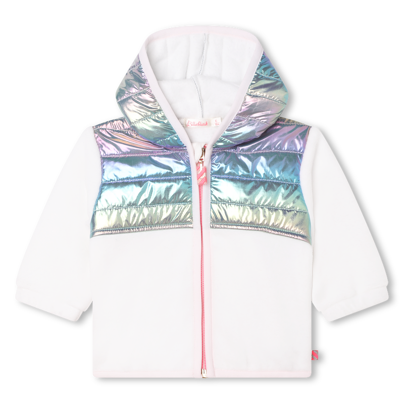 Iridescent quilting hoodie BILLIEBLUSH 
                        GIRL