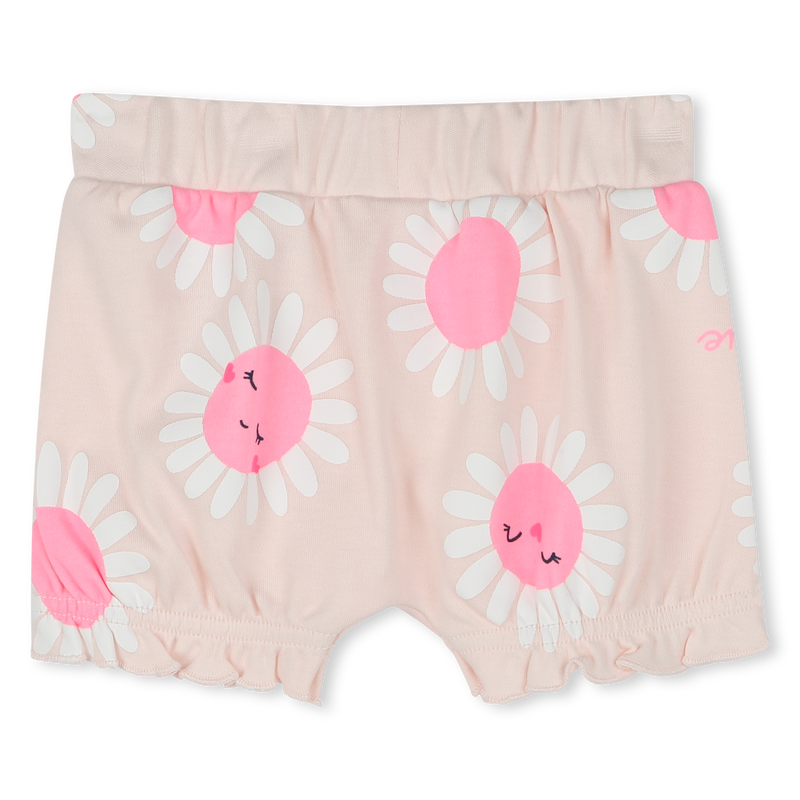 Cotton T-shirt and shorts BILLIEBLUSH 
                        GIRL