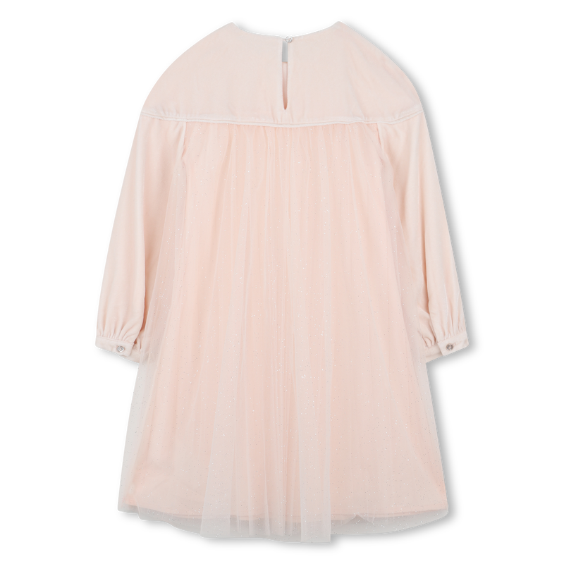 Bi-material dress BILLIEBLUSH 
                    GIRL