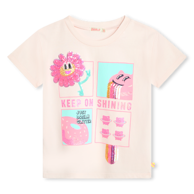 Sequin print t-shirt BILLIEBLUSH GIRL