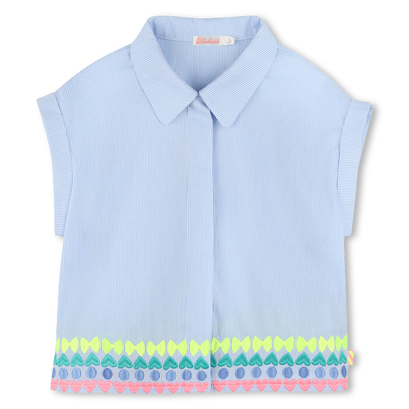 Striped cotton blouse BILLIEBLUSH 
                        GIRL