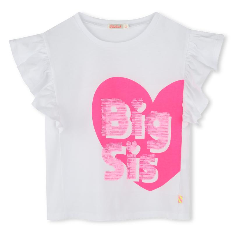 T-shirt with frilled sleeves BILLIEBLUSH 
                        GIRL