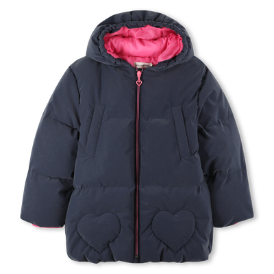 Hooded down jacket BILLIEBLUSH GIRL