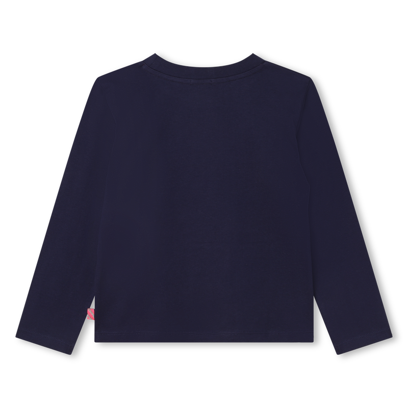 Cotton graphic long-sleeve BILLIEBLUSH 
                        GIRL