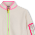 Fleece fabric cardigan BILLIEBLUSH 
                    GIRL