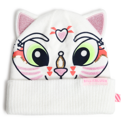 Cat ear beanie with sequins BILLIEBLUSH GIRL