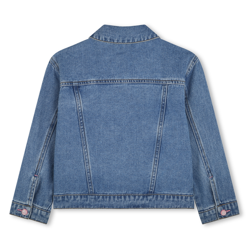 Denim jacket with sequins BILLIEBLUSH 
                        GIRL