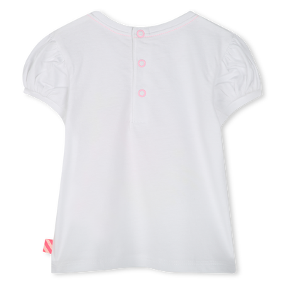 Short-sleeved cotton T-shirt BILLIEBLUSH GIRL