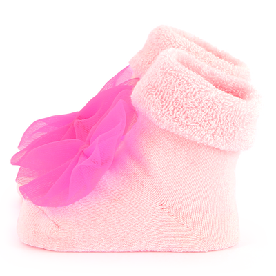 Knitted socks with bow BILLIEBLUSH GIRL