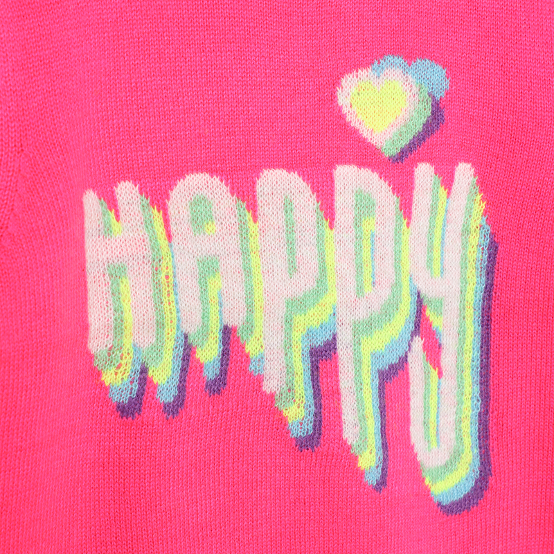 Knit graphic pullover BILLIEBLUSH 
                        GIRL