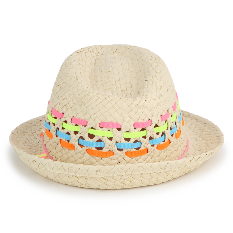 Striped woven hat BILLIEBLUSH 
                        GIRL