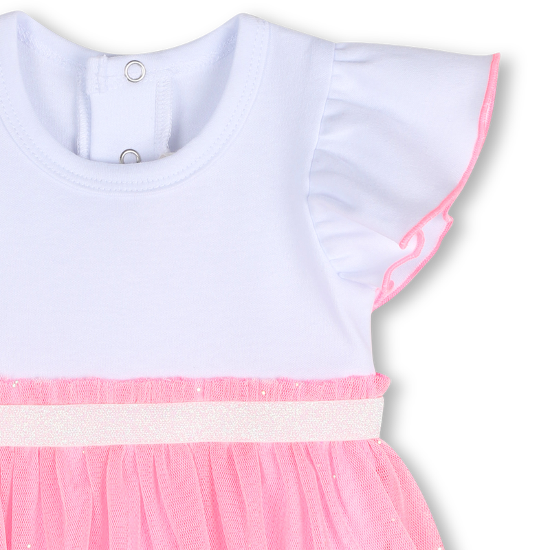 RUFFLED SHORT-SLEEVED BODYSUIT BILLIEBLUSH 
                        GIRL