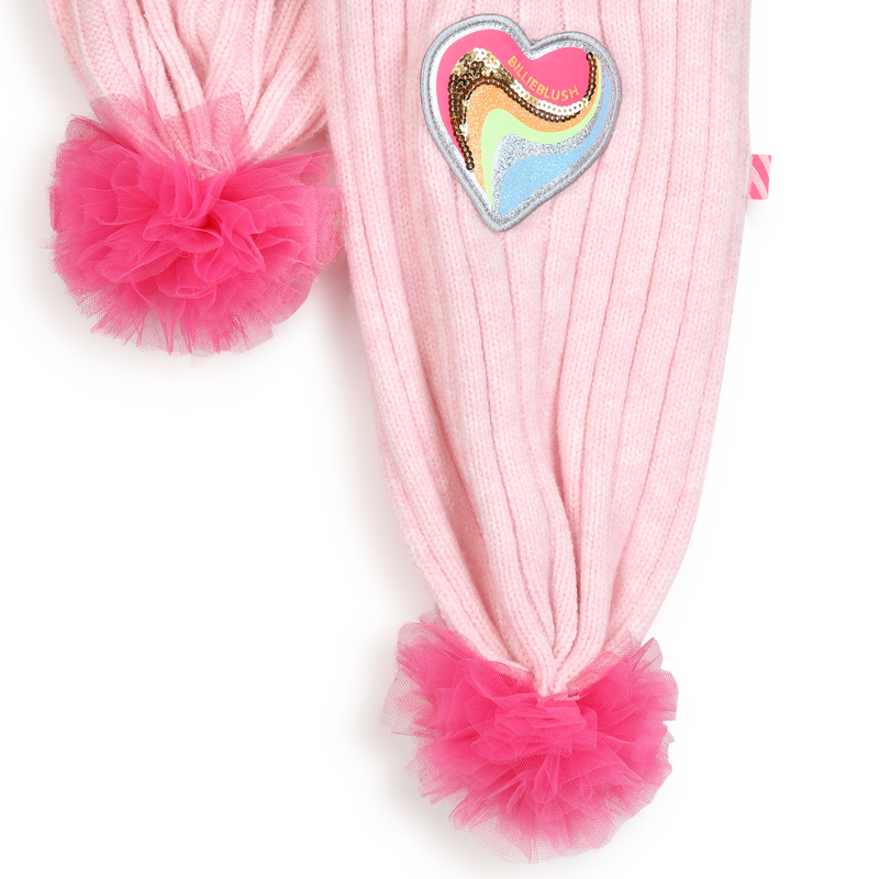 Pom pom scarf BILLIEBLUSH 
                        GIRL