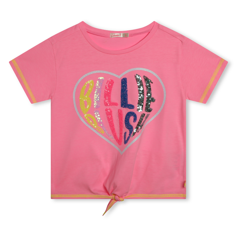 Comfort-fit sequin T-shirt BILLIEBLUSH 
                        GIRL