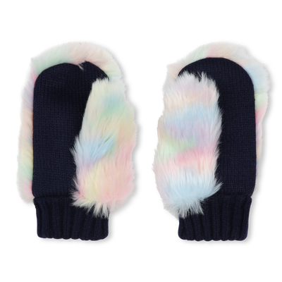 Fluffy polar fleece mittens BILLIEBLUSH GIRL